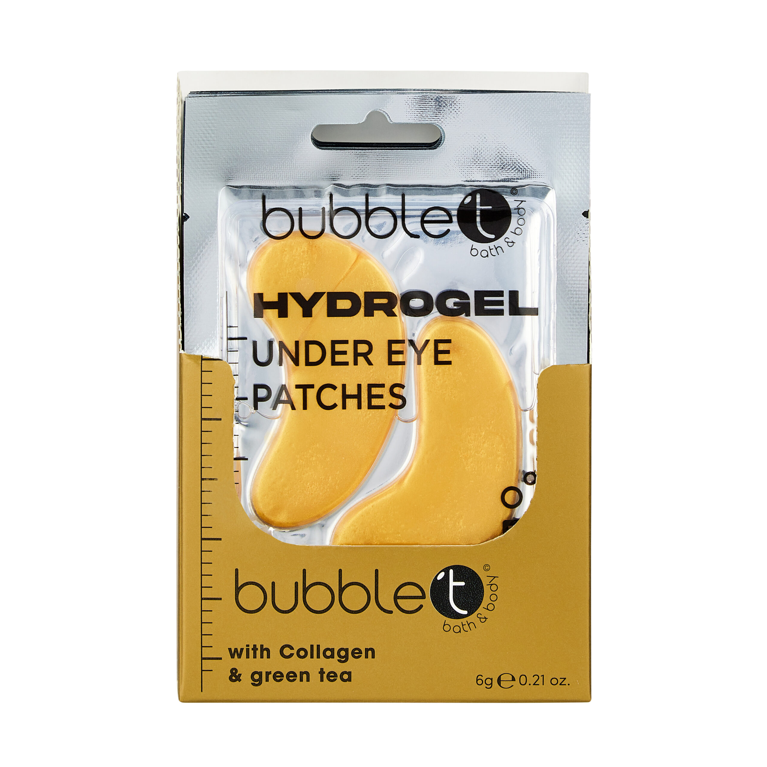 Bubble T silmaaluste hüdrogeel silmapadjad kollageeni ja rohelise teega